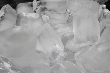 Ice cubes for a texture or background