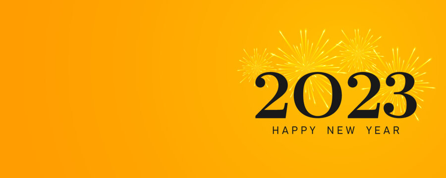 Happy new year 2023 fireworks hi-res stock photography and images