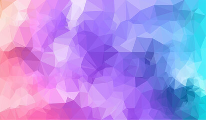 Colorful Background Abstract Geometric Low Poly Pattern Vector Illustration