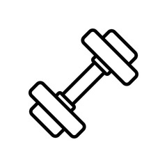 dumbbell icon design vector template