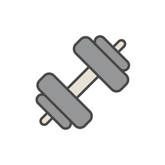 dumbbell icon design vector template