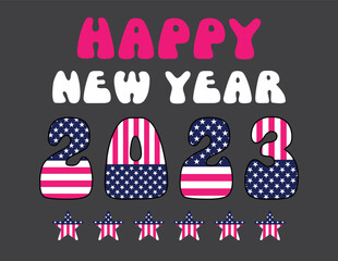 Obraz premium happy new year 2023