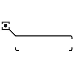 Tech digital and UI Callout title. Hud callout title.