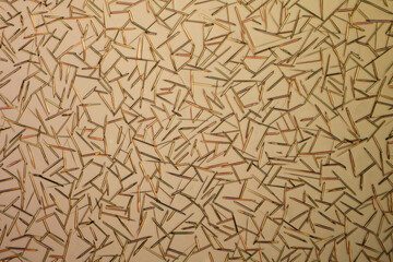 Fototapeta premium Decorative pattern made from crystallized caffein from tea