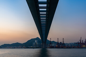 Stonecutters' Bridge in Hong Kong