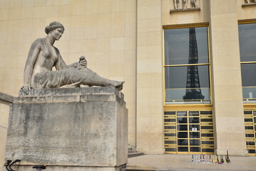 Statue du jardin du Trocadéro à Paris. France