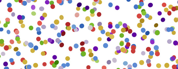 Multicolor confetti abstract background with a lot of falling pieces