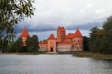 Fototapeta premium The watercastle Trakai in Lithuania, baltic states, europe