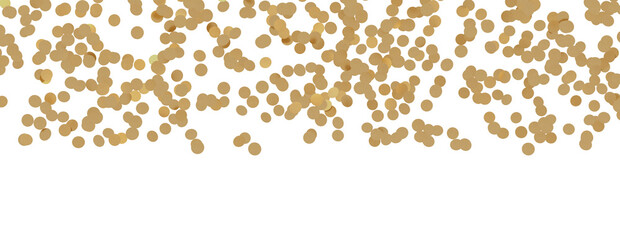 Gold Confetti Glitter Overlay