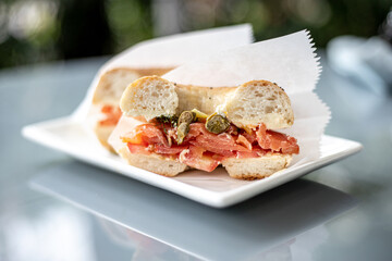 Smoked Salmon Bagel