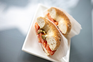 Smoked Salmon Bagel