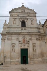 Chiesa Parrocchiale della Madonna del Carmine in Martina Franca, Puglia Italy