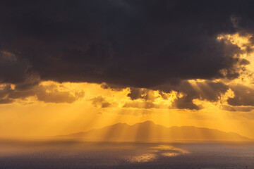 Sonnenuntergang am Meer