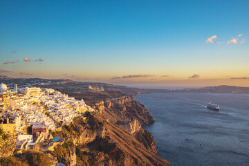 Naklejka premium Santorini