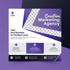Digital marketing social media post web banner