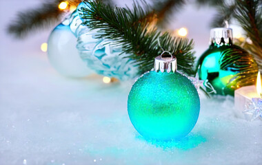 Fototapeta na wymiar Christmas Tree Decoration