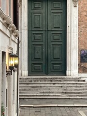 doors of Santa Maria della Fava church in Venice, Italy
