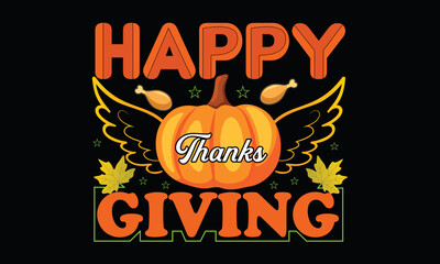 Thanks Giving T-shirt design