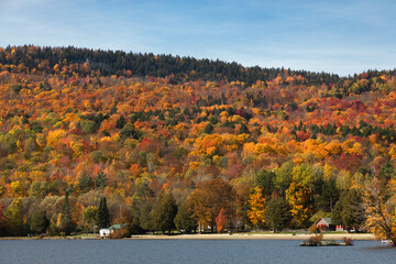 Fototapeta na wymiar Lake Elmore, New Hampshire