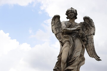 Statue in Sant'Angelo Bridge, Vatican City