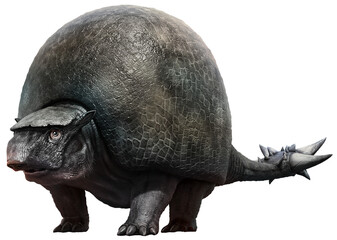 Doedicurus from the Holocene era 3D illustration	