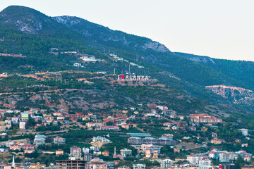 Fototapeta na wymiar Beautiful cityscape of Alanya, Turkey