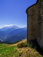 Church of Vens, Aosta Valley, Italy