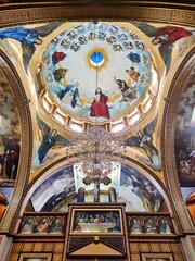 Fototapeta na wymiar Coptic Church in Sharm El-Sheikh. Egypt. Orthodox Church of Egypt