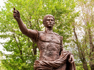 Statue of August, Aosta, Italy