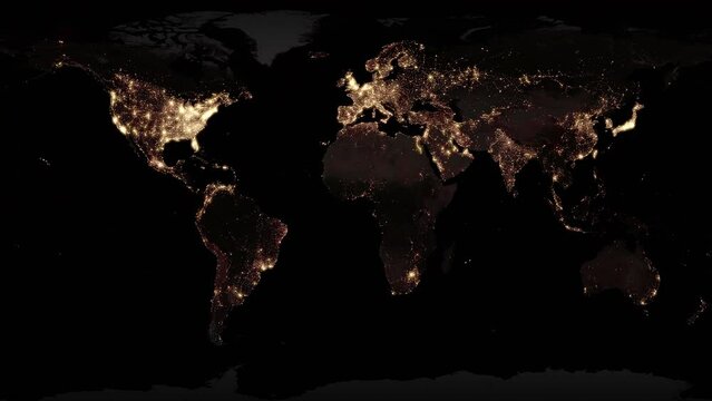 Earth power outage. Electricity blackout and energy crisis illustrated on a world map. NASA Black Marble Images used in comp.
https://earthobservatory.nasa.gov/features/NightLights/page3.php
