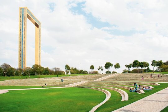 Famous Frame near Zabel park in Dubai