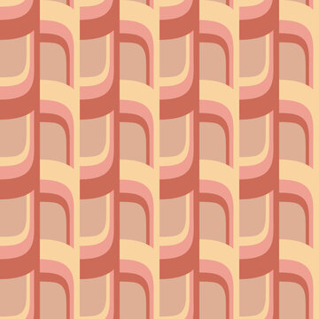 Abstract attractive ornament for decorating any surfaces or things. Seamless pattern.