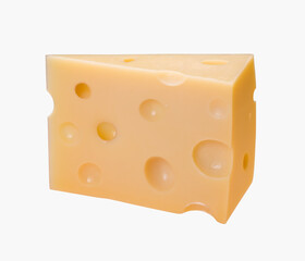 cheese isolated on white