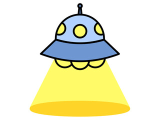 UFOのイラスト素材