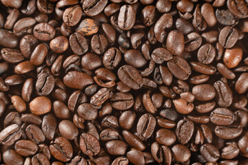 Coffee beans texture