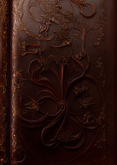 leather book cover