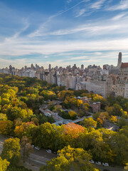 Autumn in Central Park, New York.