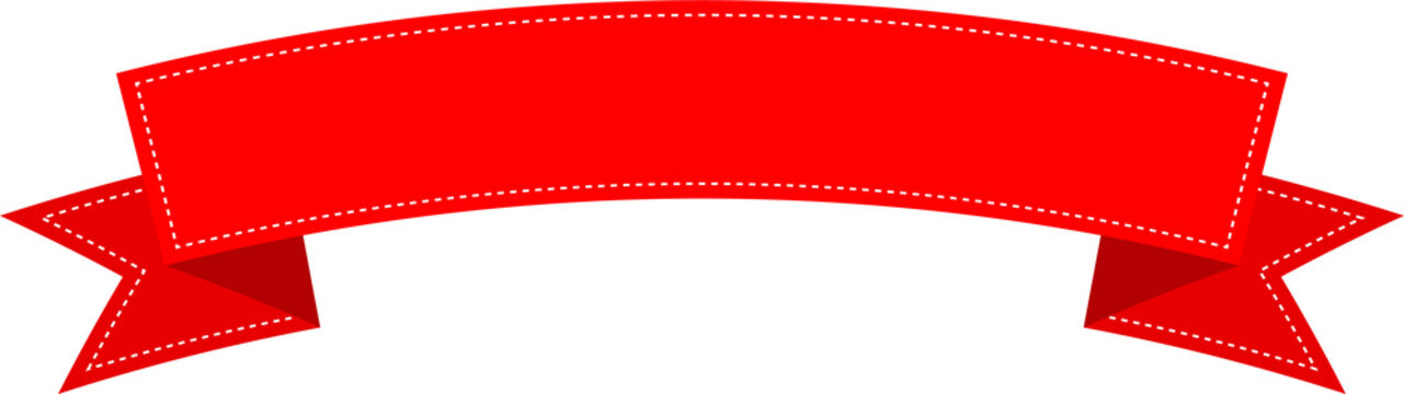 Red Ribbon Clipart Banner (PNG Transparent)