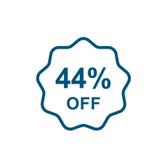 Discount offer icon vector design templates