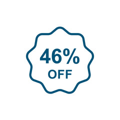 Discount offer icon vector design templates