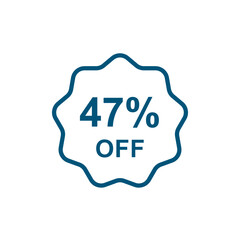 Discount offer icon vector design templates