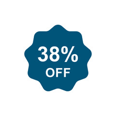 Discount offer icon vector design templates