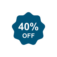 Discount offer icon vector design templates