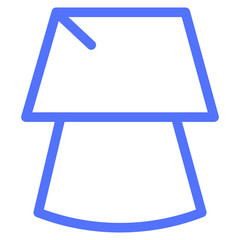 Fototapeta premium graduate education line icon