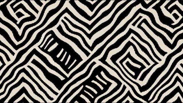 Ajrakh animation and block print animation and batik print animation Background digital printing textile animation