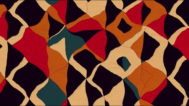 African tribal ethnic animation traditional Design for background,carpet,wallpaper,wrapping,Batik,fabric