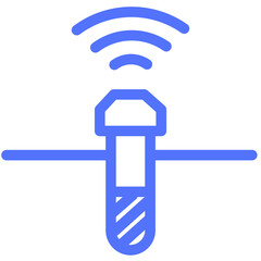probe wireless sensor line icon