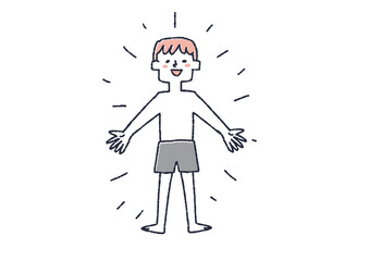 サウナで整った男性