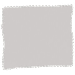 Obraz premium Square shaped fabric. Grid lines white color.