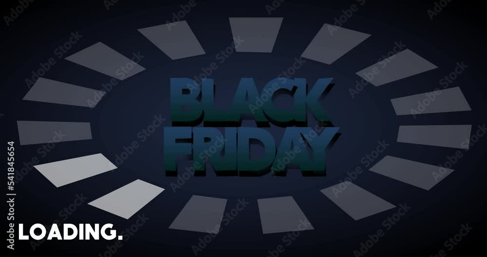 Poster black friday text with loading, downloading, uploading bar indicator. download, upload on computer s